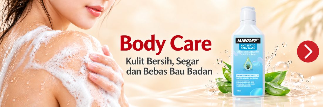 Minosep Body Care - kulit bersih, segar dan bebas bau badan