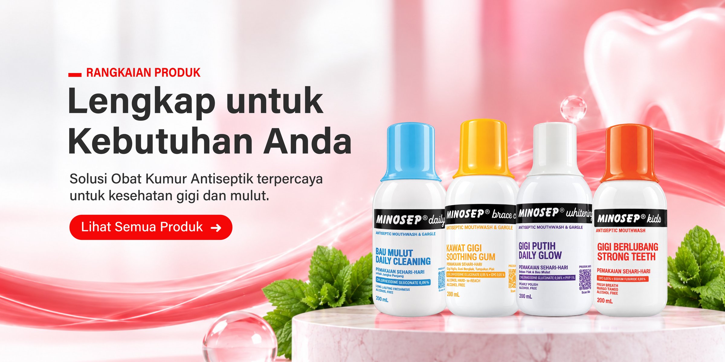 Lengkap untuk Kebutuhan Anda - Rangkaian Produk Minosep