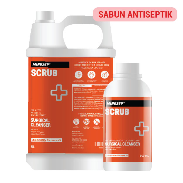 MINOSEP Scrub - Sabun Antiseptik untuk tenaga medis