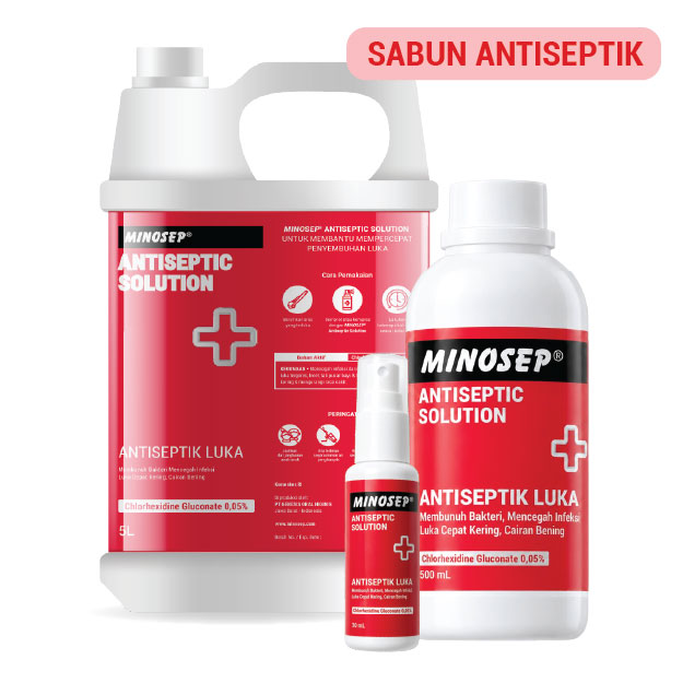 MINOSEP Antiseptic Solution - Obat Luka