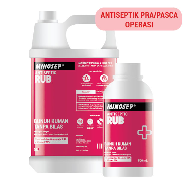 MINOSEP Antiseptic Rub - Antiseptik pra dan pasca operasi
